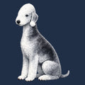 Watercolor Bedlington Terrier Adult Unisex T-Shirt