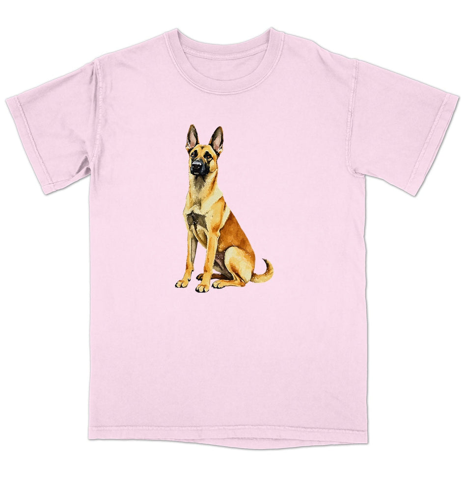Watercolor Belgian Malinois Adult Unisex T-Shirt