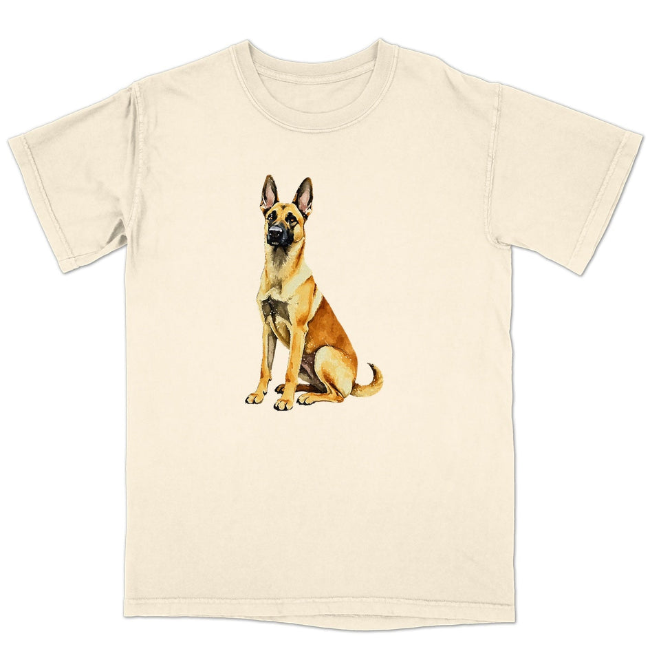 Watercolor Belgian Malinois Adult Unisex T-Shirt