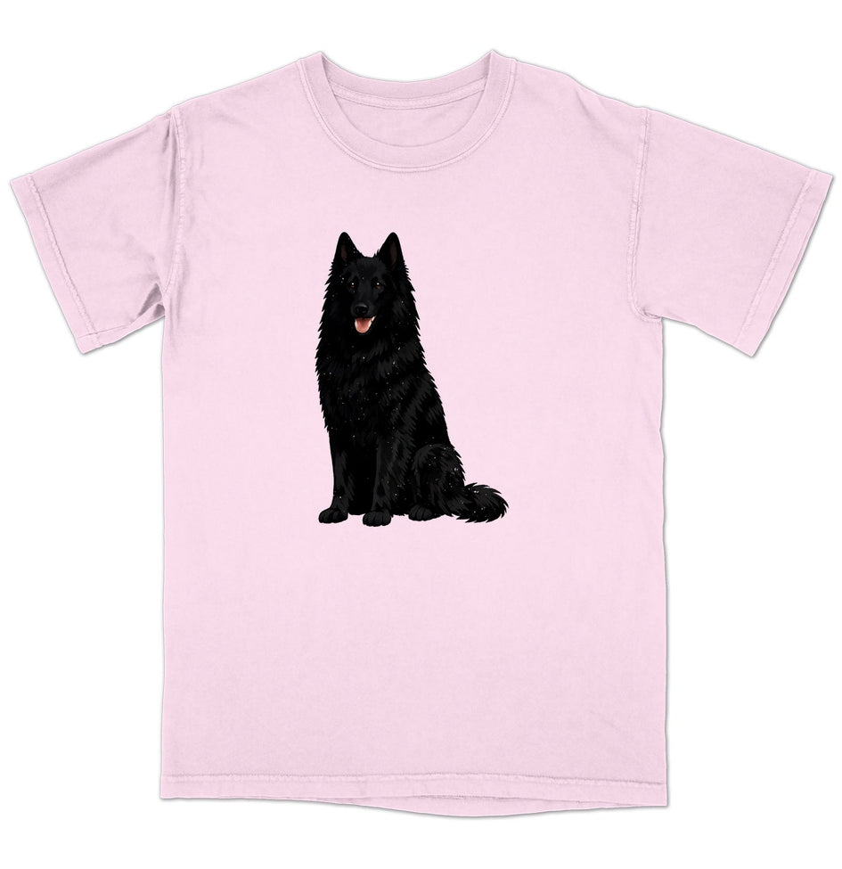 Watercolor Belgian Sheepdog Adult Unisex T-Shirt