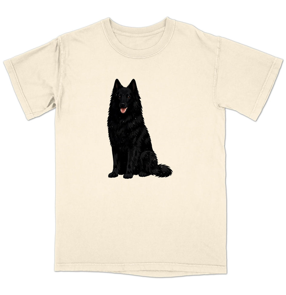 Watercolor Belgian Sheepdog Adult Unisex T-Shirt