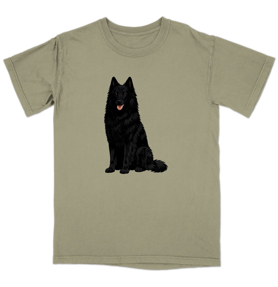 Watercolor Belgian Sheepdog Adult Unisex T-Shirt