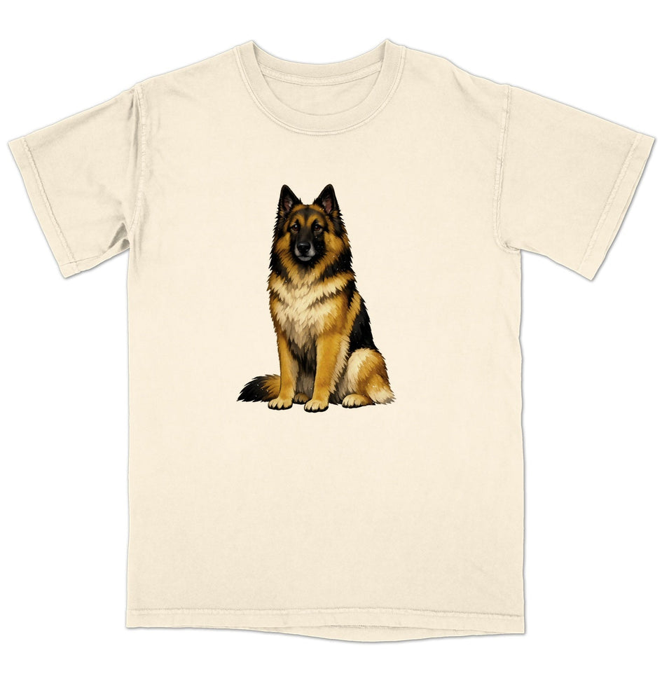 Watercolor Belgian Tervuren Adult T-Shirt