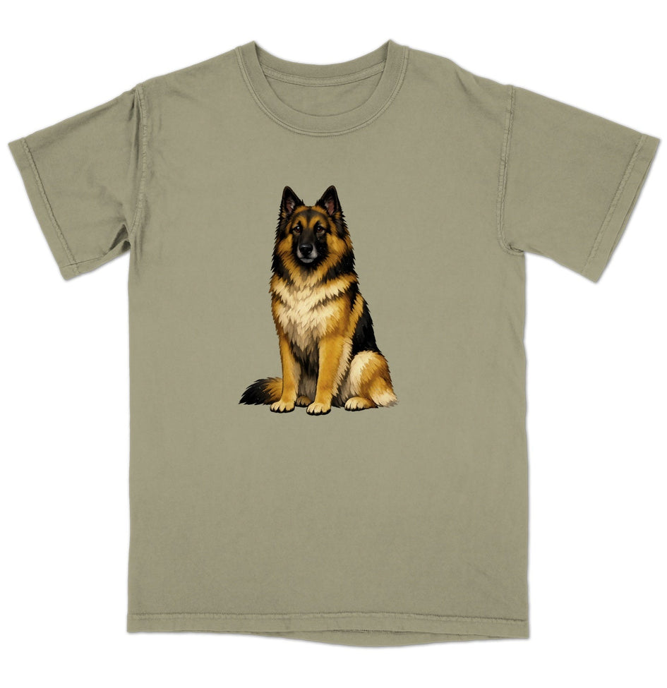Watercolor Belgian Tervuren Adult T-Shirt