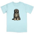 Watercolor Bergamasco Sheepdog Adult Unisex T-Shirt