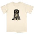 Watercolor Bergamasco Sheepdog Adult Unisex T-Shirt