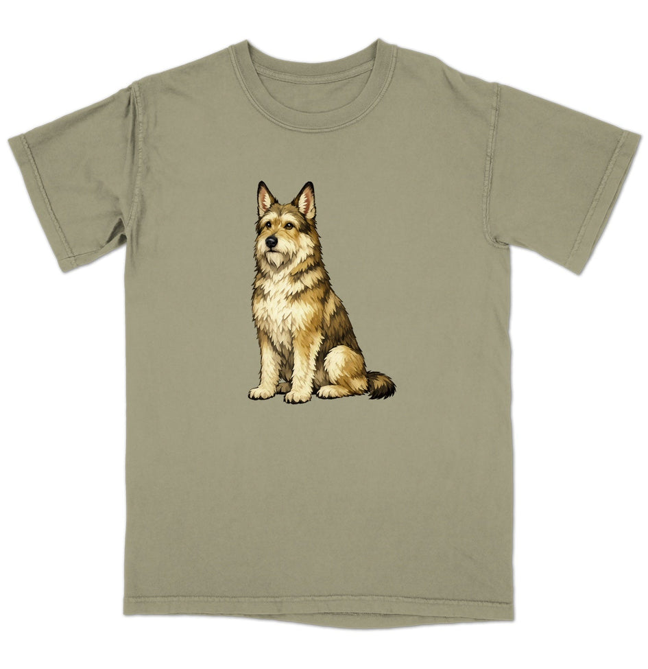 Watercolor Berger Picard Adult Unisex T-Shirt