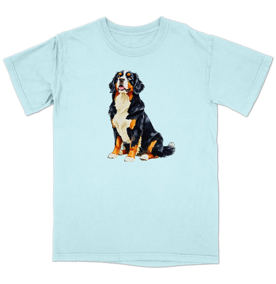 Watercolor Bernese Mountain Dog Adult Unisex T-Shirt
