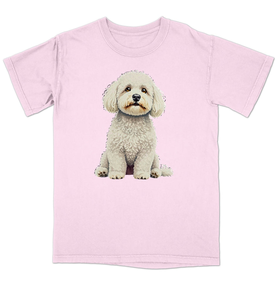 Watercolor Bichon Frise Adult Unisex T-Shirt