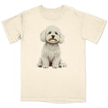 Watercolor Bichon Frise Adult Unisex T-Shirt