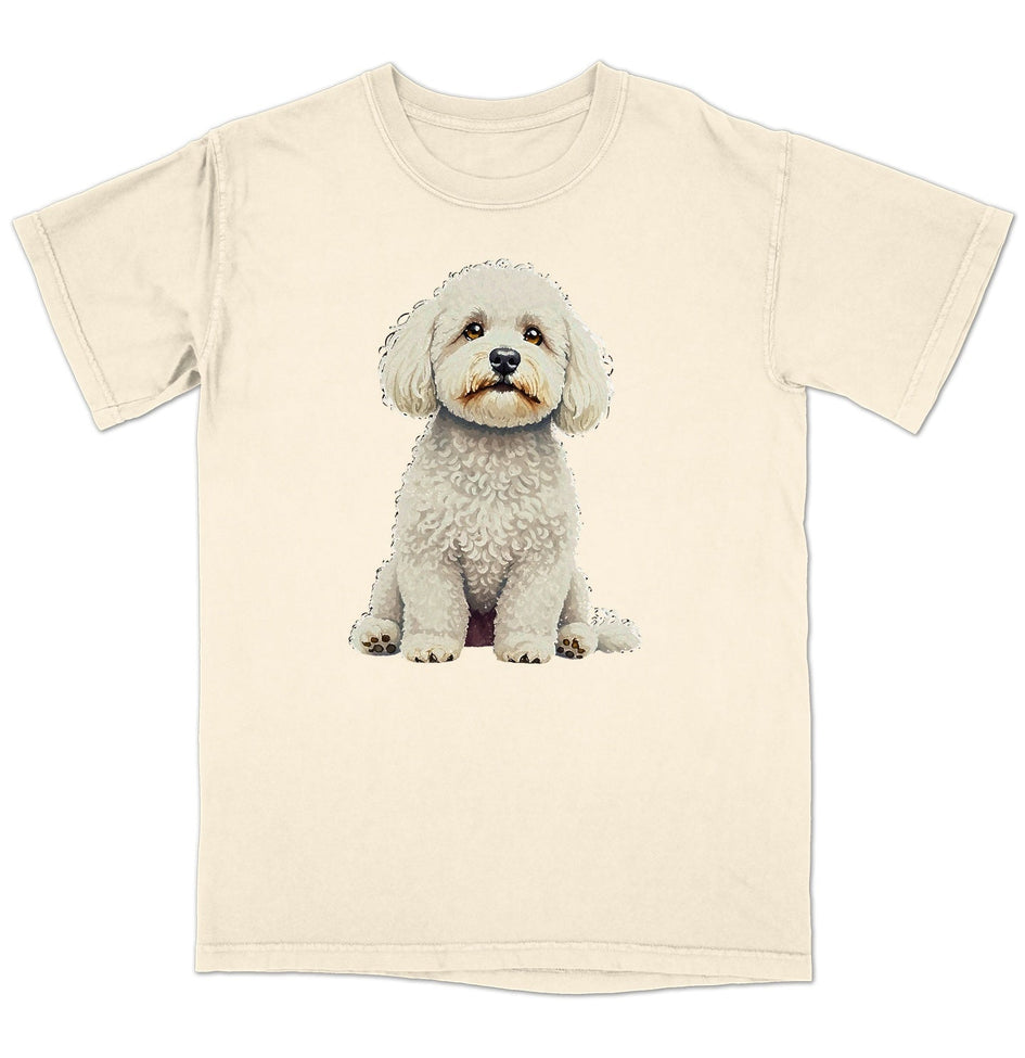 Watercolor Bichon Frise Adult Unisex T-Shirt