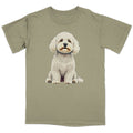 Watercolor Bichon Frise Adult Unisex T-Shirt