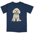 Watercolor Bichon Frise Adult Unisex T-Shirt
