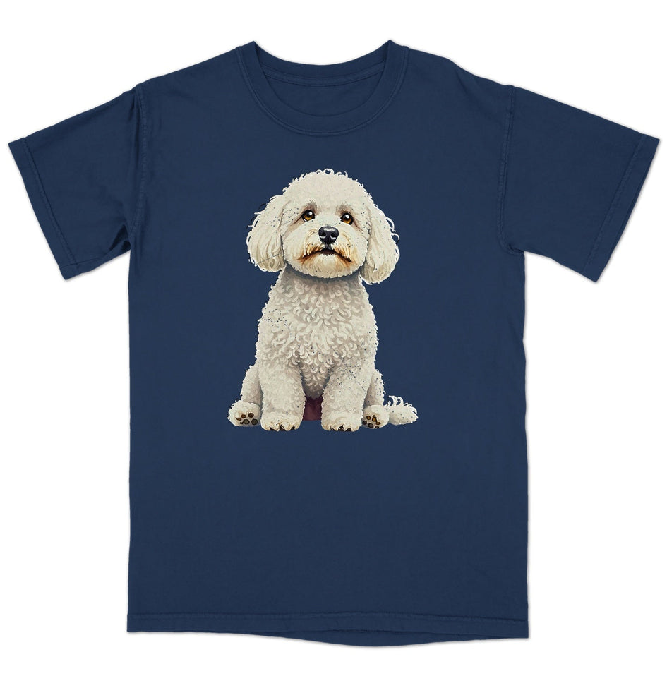 Watercolor Bichon Frise Adult Unisex T-Shirt