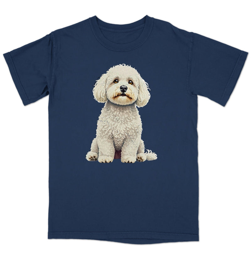 Watercolor Bichon Frise Adult Unisex T-Shirt