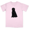 Watercolor Black Russian Terrier Adult Unisex T-Shirt