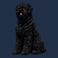 Watercolor Black Russian Terrier Adult Unisex T-Shirt