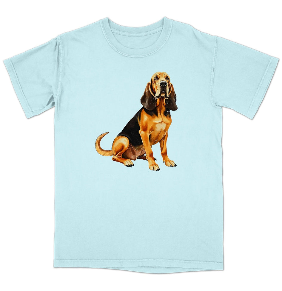 Watercolor Bloodhound Adult Unisex T-Shirt