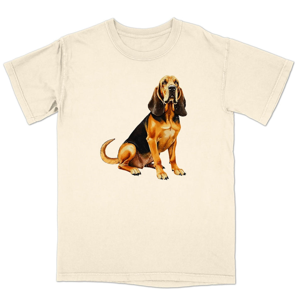 Watercolor Bloodhound Adult Unisex T-Shirt
