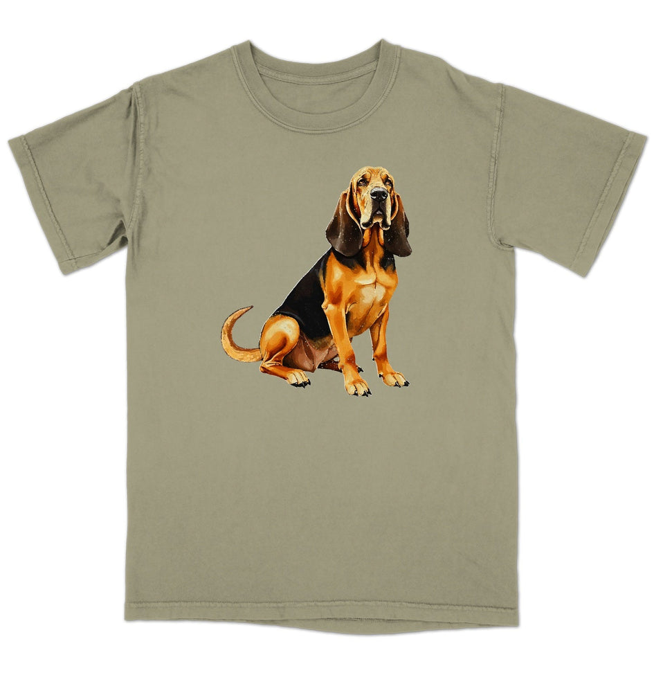 Watercolor Bloodhound Adult Unisex T-Shirt