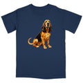 Watercolor Bloodhound Adult Unisex T-Shirt