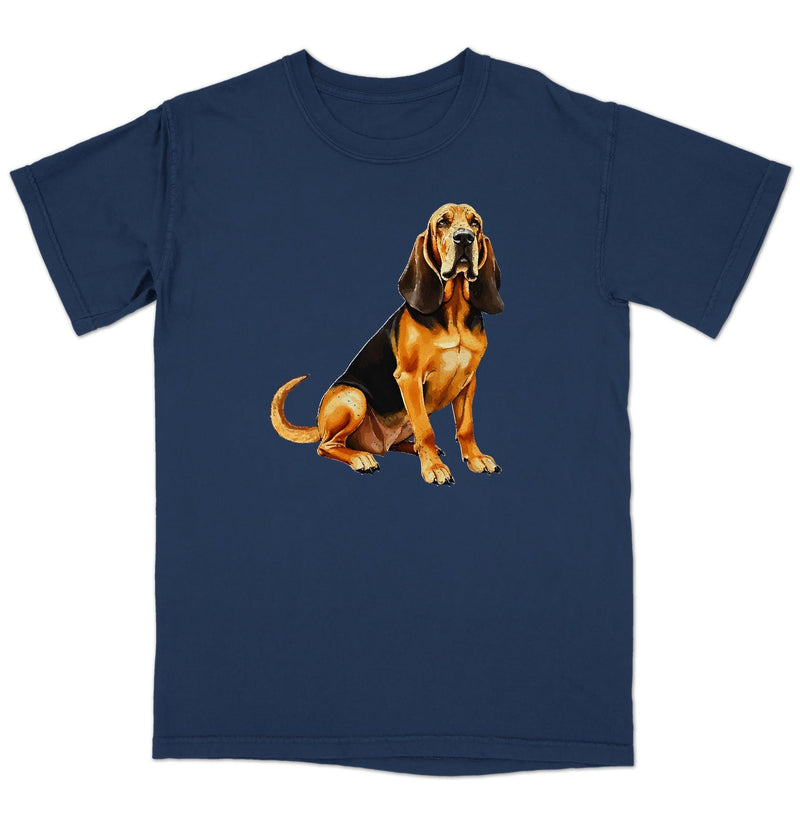 Watercolor Bloodhound Adult Unisex T-Shirt