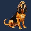 Watercolor Bloodhound Adult Unisex T-Shirt
