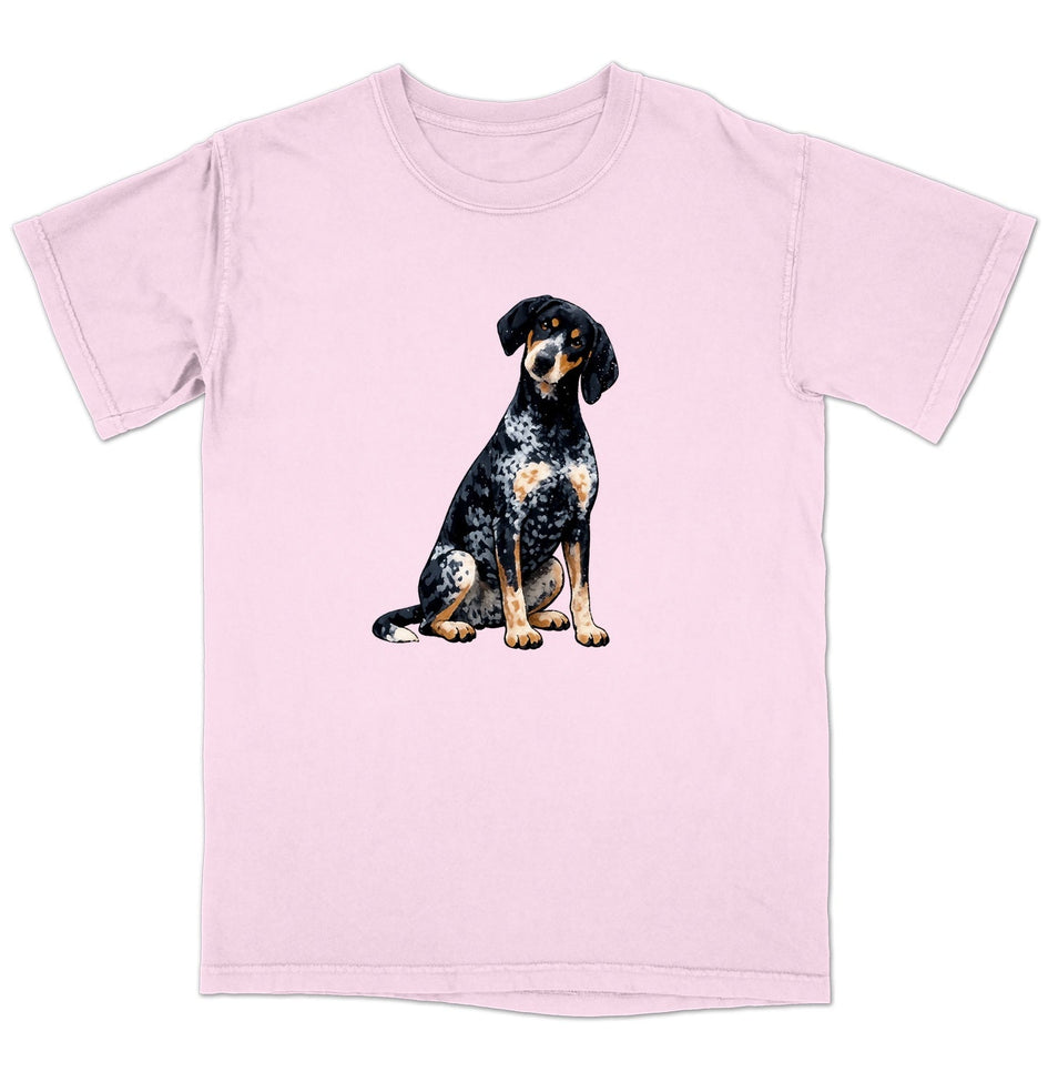 Watercolor Bluetick Coonhound Adult Unisex T-Shirt