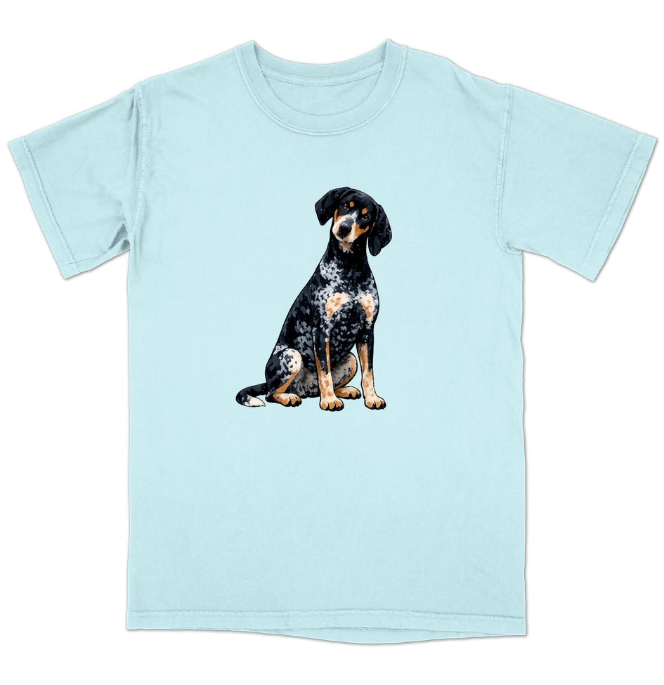 Watercolor Bluetick Coonhound Adult Unisex T-Shirt