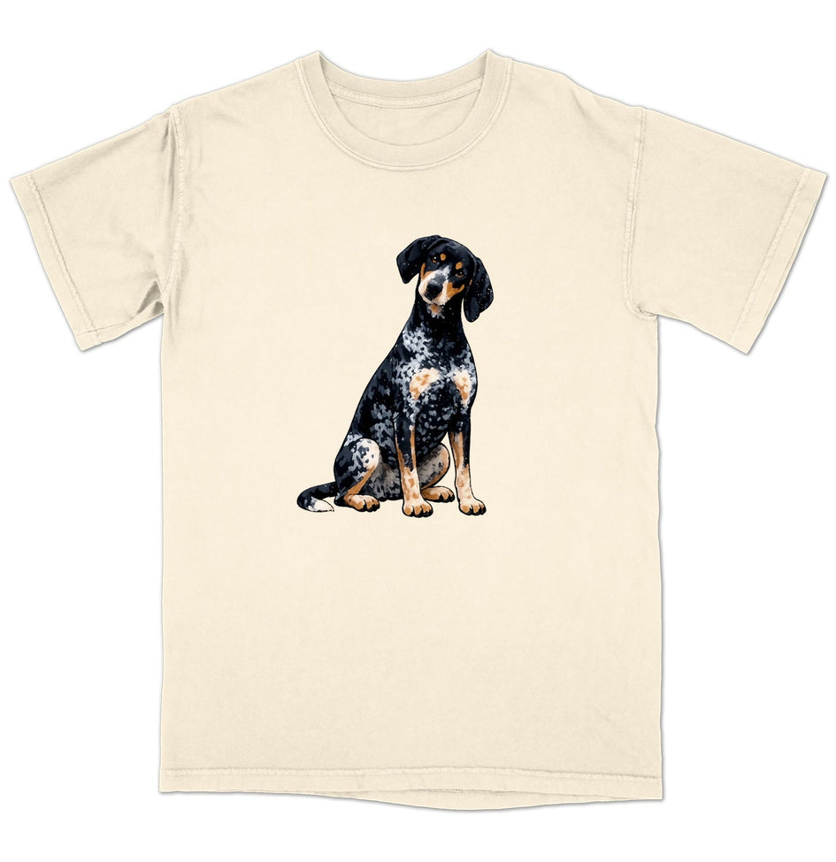 Watercolor Bluetick Coonhound Adult Unisex T-Shirt