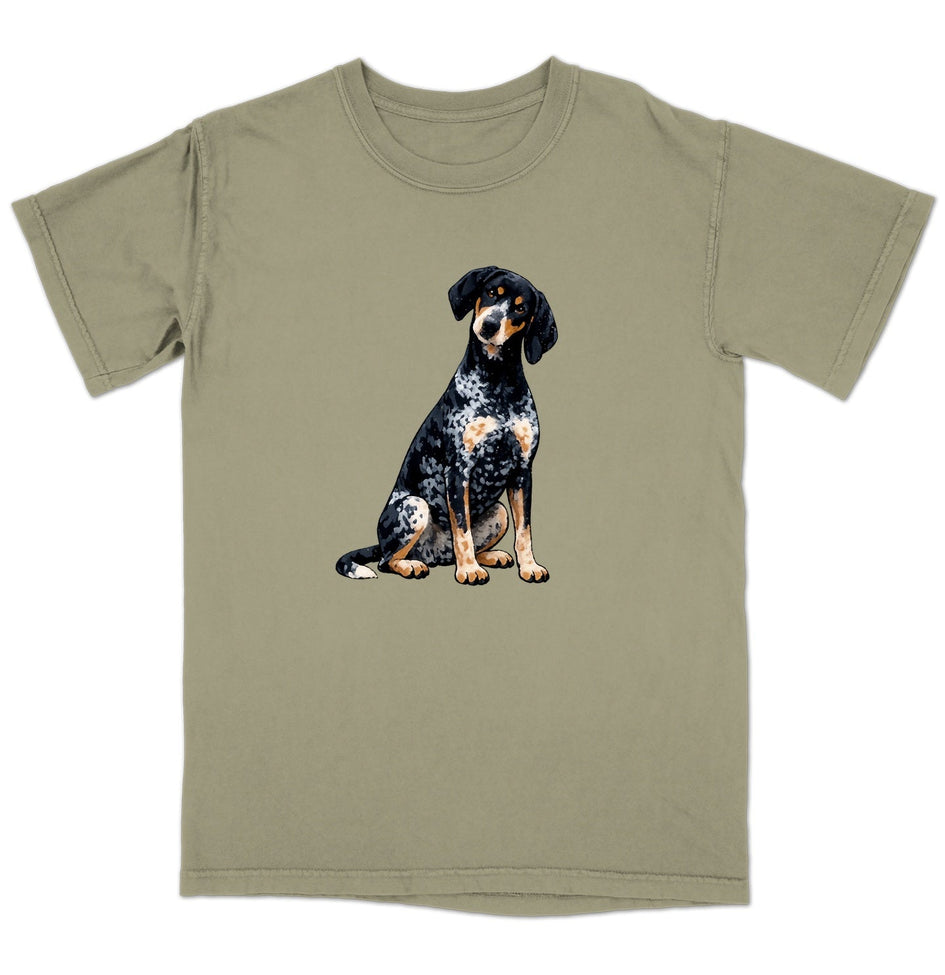 Watercolor Bluetick Coonhound Adult Unisex T-Shirt