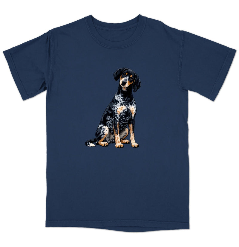Watercolor Bluetick Coonhound Adult Unisex T-Shirt