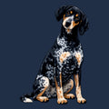 Watercolor Bluetick Coonhound Adult Unisex T-Shirt
