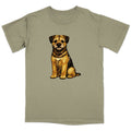Watercolor Border Terrier Adult Unisex T-Shirt