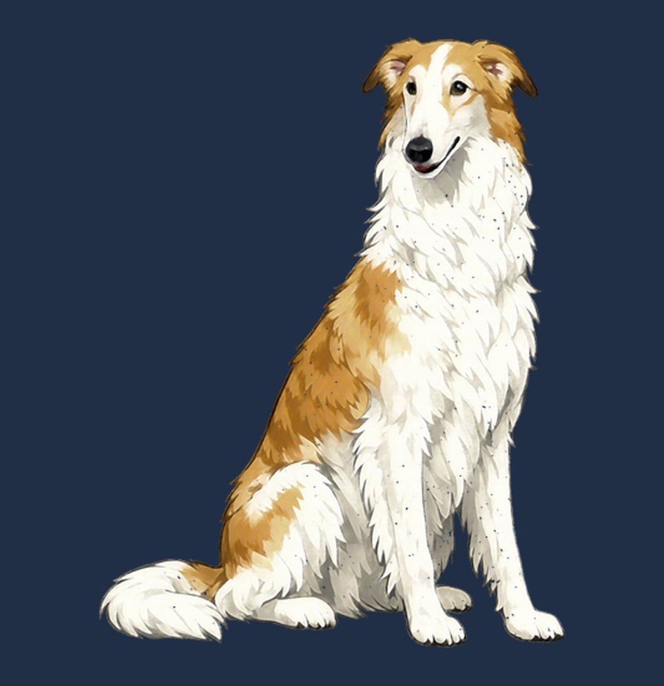 Watercolor Borzoi Adult Unisex T-Shirt