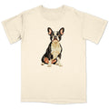 Watercolor Boston Terrier Adult Unisex T-Shirt