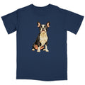 Watercolor Boston Terrier Adult Unisex T-Shirt