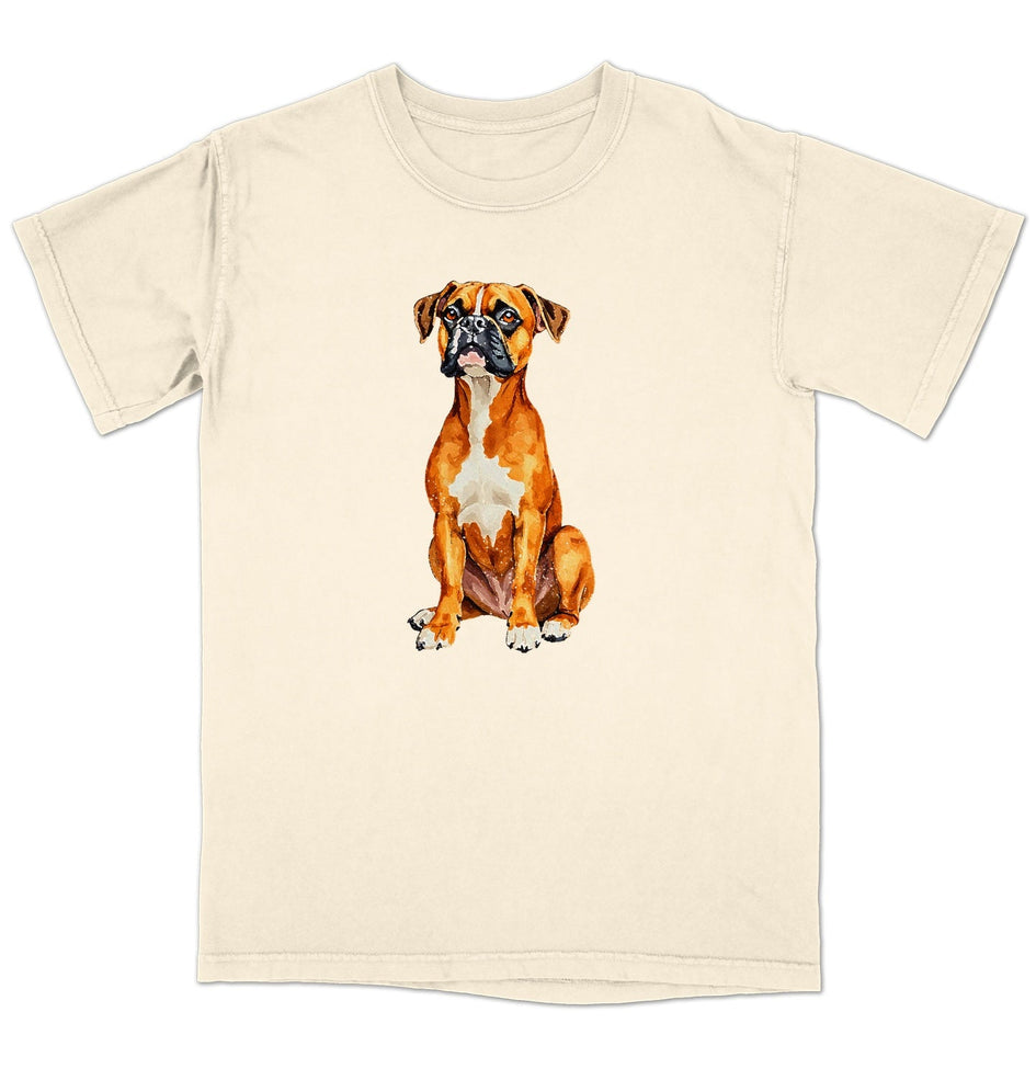 Watercolor Boxer Adult Unisex T-Shirt