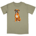 Watercolor Boxer Adult Unisex T-Shirt