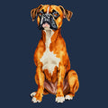 Watercolor Boxer Adult Unisex T-Shirt