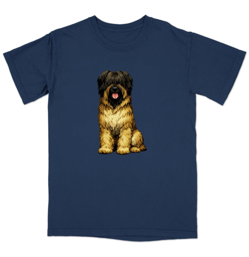 Watercolor Briard Adult Unisex T-Shirt
