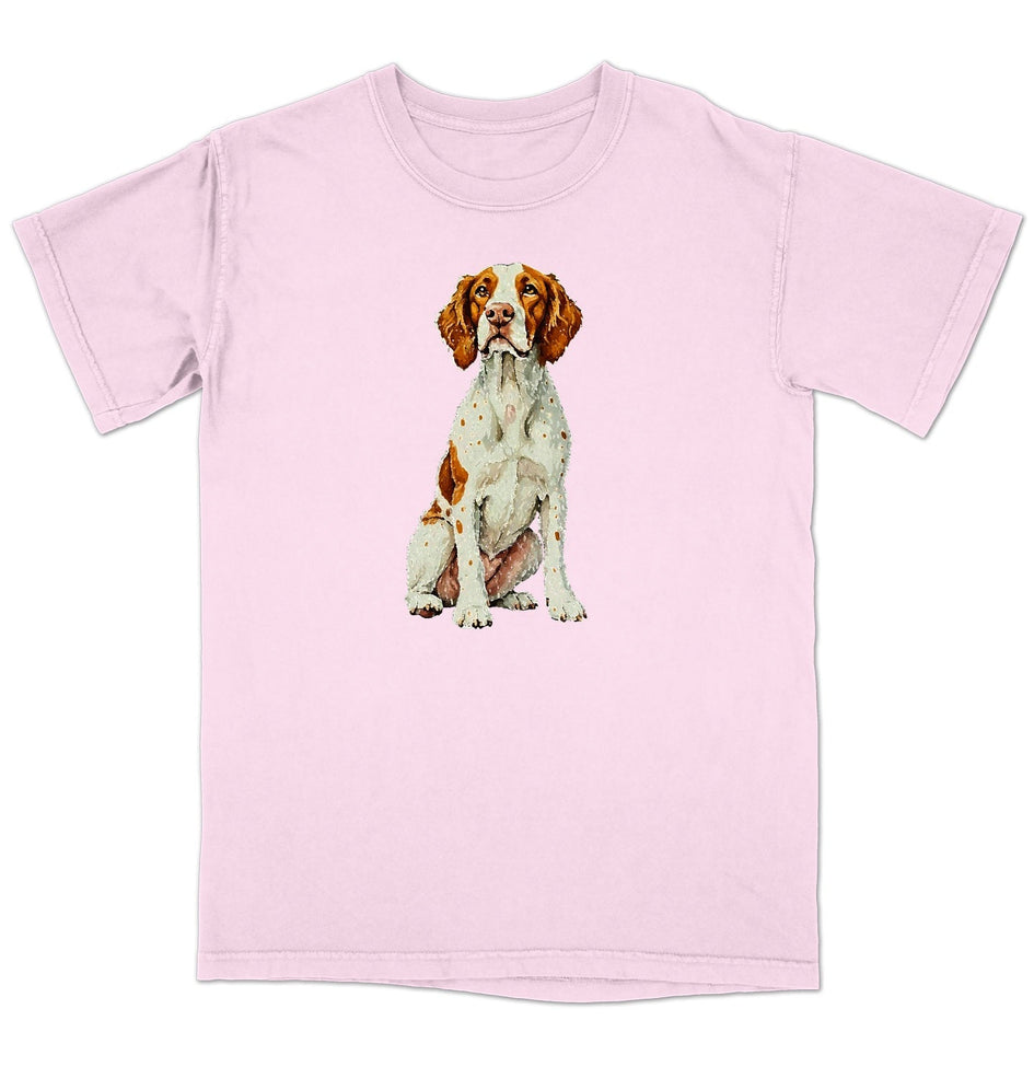 Watercolor Brittany Adult Unisex T-Shirt
