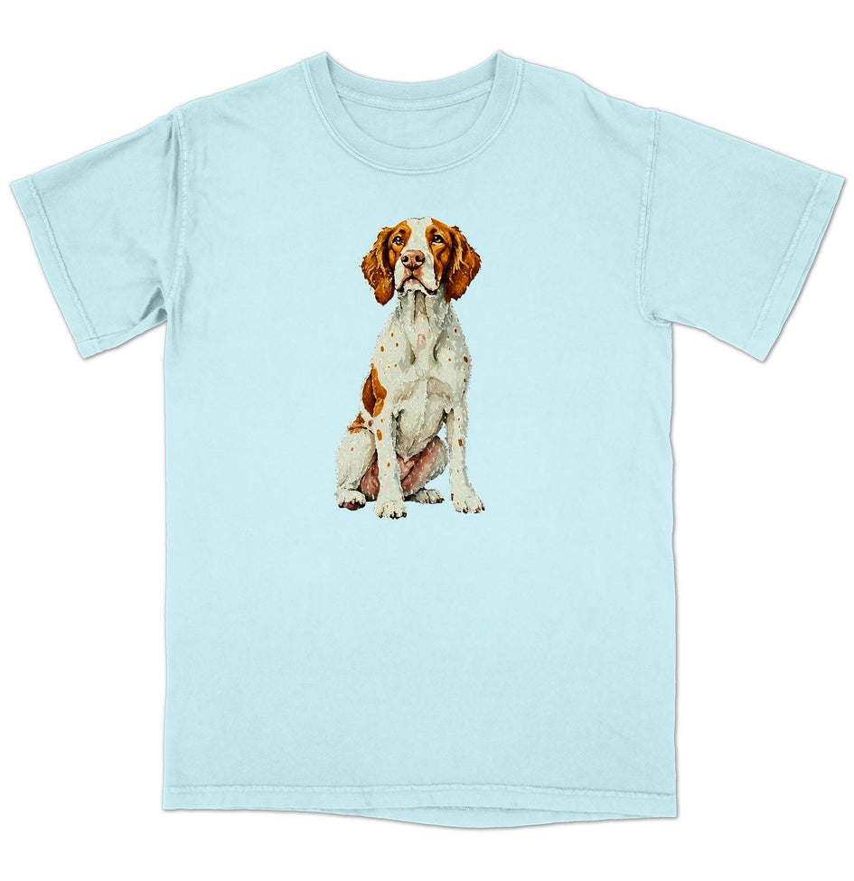 Watercolor Brittany Adult Unisex T-Shirt