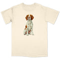 Watercolor Brittany Adult Unisex T-Shirt