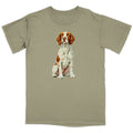 Watercolor Brittany Adult Unisex T-Shirt