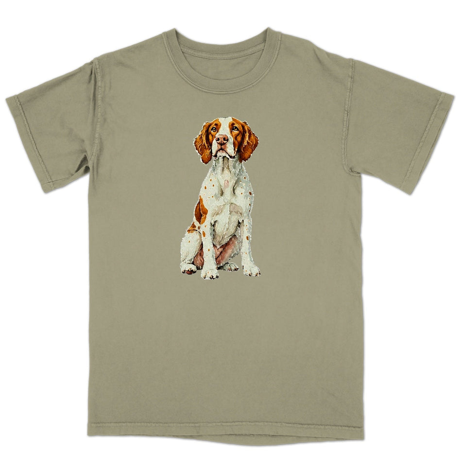 Watercolor Brittany Adult Unisex T-Shirt
