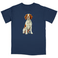 Watercolor Brittany Adult Unisex T-Shirt