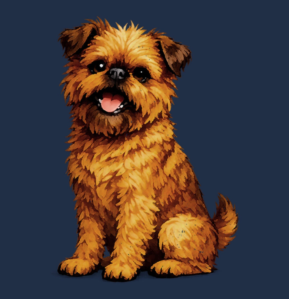 Watercolor Brussels Griffon Adult Unisex T-Shirt