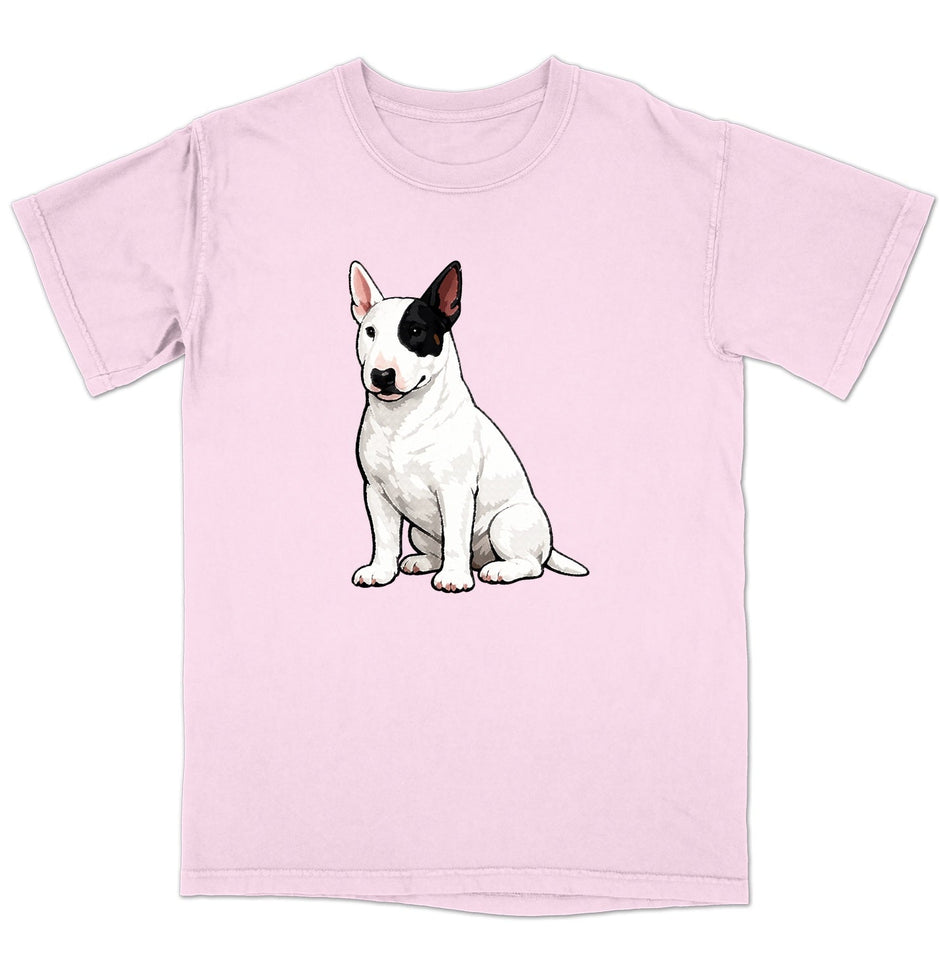 Watercolor Bull Terrier Adult Unisex T-Shirt