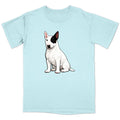 Watercolor Bull Terrier Adult Unisex T-Shirt
